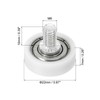 PATIKIL 22 mm Drawer Castors, Pack of 4 Plastic Drawer