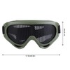 X400 Tactics Mesh Goggles Steel Lenses Sunglass Outdoor Paintball Eyewear