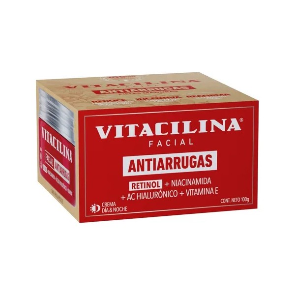 Vitacilina Facial Antiarrugas Retinol Ácido Hialurónico 100g Momento de aplicación