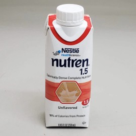 NESTLE (24 Pack) Nutren 1.5 Calorically Dense Nutrition Drink 8 fl oz Unflavored