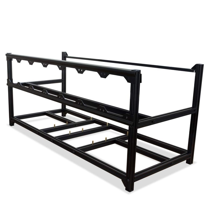 Kingwin 8 GPU Miner Rig Case Frame – Premium Stackable