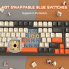 ATTACK SHARK K8 Wireless Mechanical Keyboard, 100 Keys, Hot Swappable