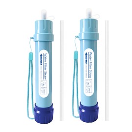 Personal Water Filter Straw Outdoor Portable Water Purifier Filtration Survival Gear for Hiking, Camping, Travel and Emergency Preparedness