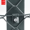 Mounting Clamp Rod Mat Fence Tension Wire Holder with Self-Tapping