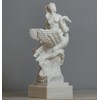 Aphrodite & Swan Greek Goddess Venus Statue Alabaster Sculpture 16
