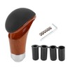 RATCHROLL Universal Gear Shift Knob Faux Leather Stick Shifter Lever