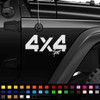 2X 4x4 Vinyl Decal Stickers Off Road AWD 4x4 Vinyl