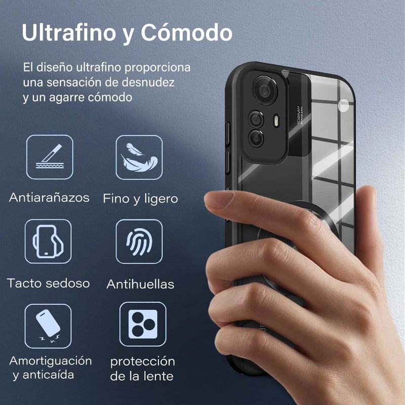 DABUNA YC Funda para Redmi Note 12s Case, Protectora de