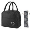 FonVan Lunch Bags Breakfast Bag (Black)