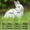 Rabbit Harness and Leash Set Escape Proof, Adjustable Soft Padded