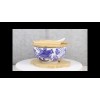 White Blue Koi Fish 28Oz Donburi Ramen Bowl With Lid