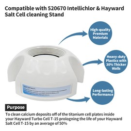 RILDWO Pool Salt Cell Cleaner Acid Washing Stand GLX-CELLSTAND/520670 IntelliChlor Kit for Hayward Turbo Cells and Pentair Intellichlor Salt Chlorinator