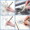 Kit de Plumones Fineliner Superaimi de 12 Piezas para Lettering,
