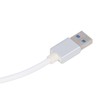 USB 3.0 to Ethernet Adapter 4 in 1 Multiport Multifunction