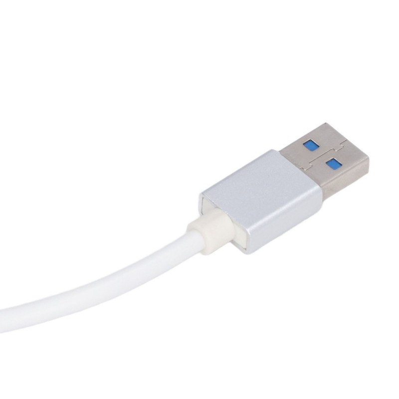 USB 3.0 to Ethernet Adapter 4 in 1 Multiport Multifunction