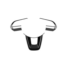 MEKOMEKO RZ-FB Toyota Rise A200 Series Interior Parts Steering Panel Steering Cover Steering Wheel Switch Cover Garnish Accessory Interior Panel ABS Resin 3PCS (Piano Black)