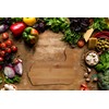 Vastigo Cowboy Boot Shaped Bamboo 9” x 11.25” Serving Cutting