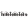 Wanyifa 12 tornillos de titanio Ti Torx M5 x 10