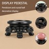 2in Crystal Ball Stand, Sturdy Desktop Ornament Display Pedesta