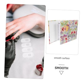 Healvian 100pcs Nail Art Practice Tips Transparent Display Sticks for Nail Color Showcase Material for Beginners Professionals for Skill Improvement