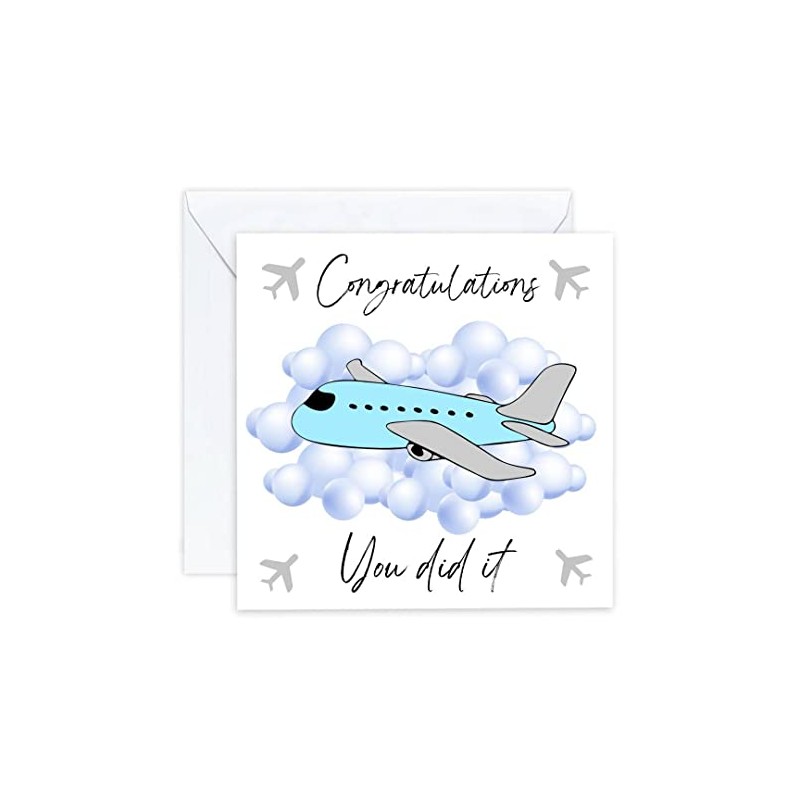 Airline Pilot Captain congratulations you did it Card qualify etc