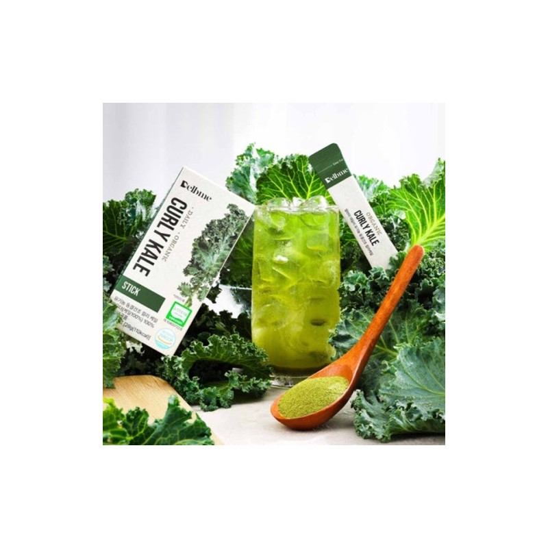 Delvemi Daily Organic Freeze-Dried Curly Kale Stick 2g 14 Sachets