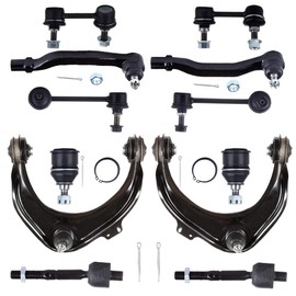 OCPTY - New 12-Piece fit for Acura CL TL for Honda Accord - 2 Front Lower Ball Joint 2 Inner 2 Outer Tie Rod End 2 Rear 2 Front Sway Bar 2 Upper Control Arm And Ball Joint - Driver Passenger Side