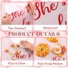 Sieral 4 Pcs She's Ready to Pop Baby Shower Decorations