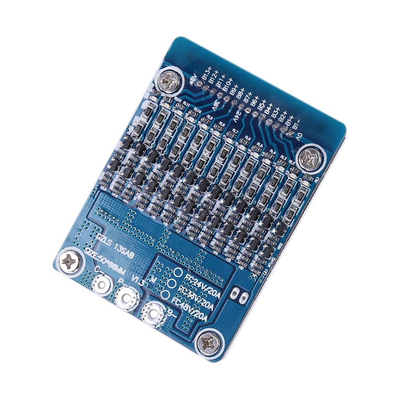 13S 48V 20A Cell Battery PCB Board with Balance Function