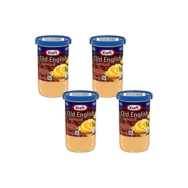 Kraft Cheese Spread, Old English 5 Oz (Pack of 4)