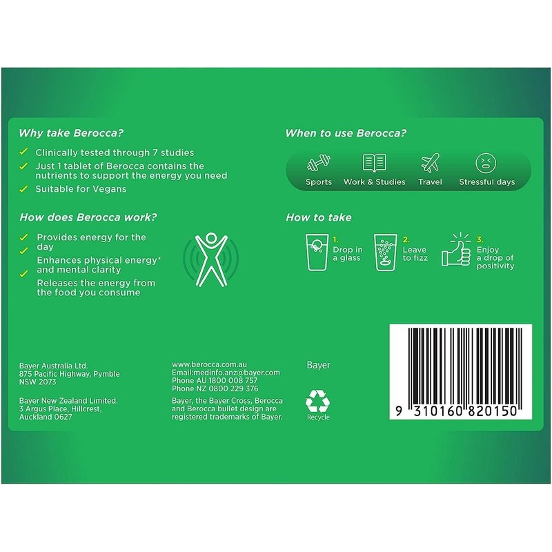 Berocca Performance Original 45 Effervescent Tablets