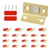 Redunest Cabinet Magnetic Catch, 20 Pack Gold Ultra Thin Magnetic