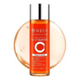 Tonico Facial 5x Vitamina C Weud Cuidado De La Piel Facial