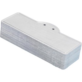 Etiquetas de Aluminio para Plantas, 100 Piezas Marcadores de Jardín Impermeables de Metal, Etiquetas de Doble Cara con Cable para Identificar Árboles, Flores, Macetas, Vivero