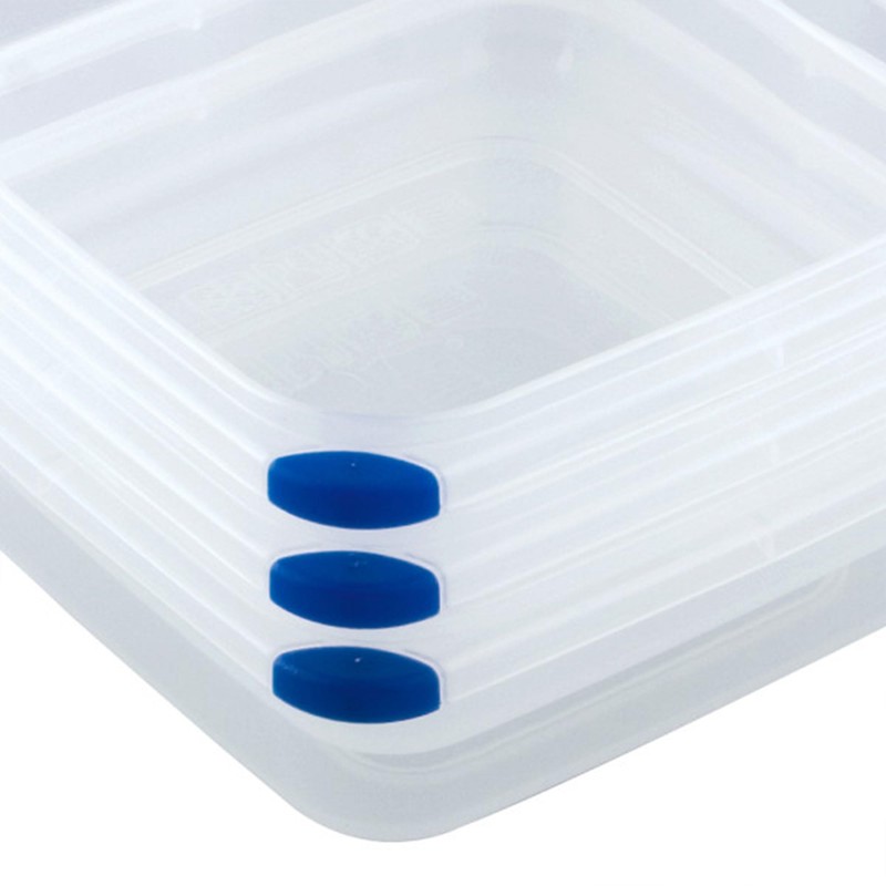 Sterilite Ultra-Seal 4 Cup Square, Airtight Food Storage Container, Latching
