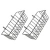 Zerodeko 2Pcs Wall Mount Hanging Wire Baskets for Kitchen Bathroom