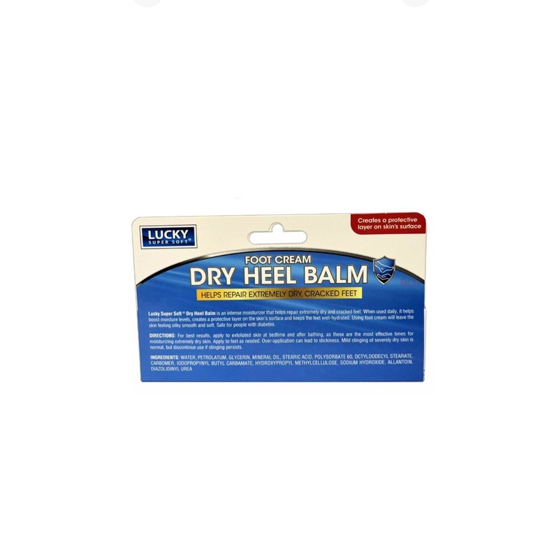 Lucky DRY HEEL BALM FOOT CREAM Repairs Extremely DRY CRACKED