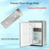 Dicsley 2 Pack Freezer Door Hinge Plate for Dometic 2002244008