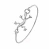 NOUMANDA Fashion Animal Gecko Bangle 3 Colors Openable Hook Bracelet