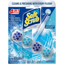 Soft Scrub 4-in-1 Toilet Care, Sapphire Waters, 50 Gram