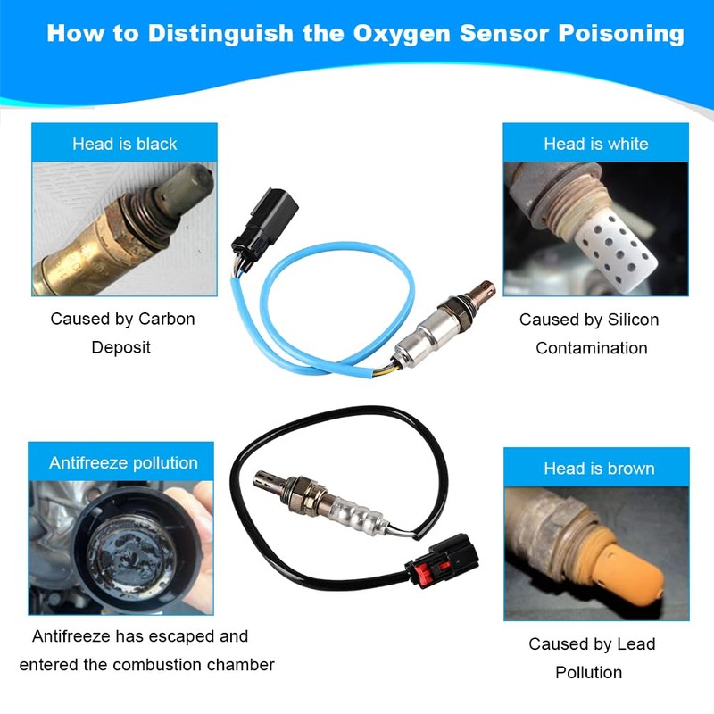 JDMON 4PCS O2 Oxygen Sensor Upstream Downstream Replacement for Ford