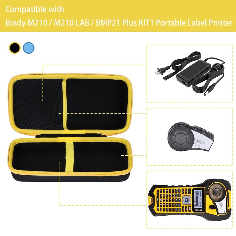 Lebakort Storage Case Compatible with Brady M210 / M210 LAB