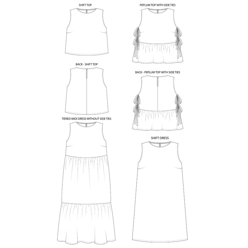 Tilly and the Buttons Leah Top + Dress Sewing Pattern