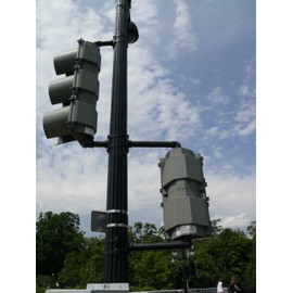 ISO SB004 Stainless Steel Bull's Eye™ Sign Mounting Brackets, Straight Leg w/no Bolt or Washer, 50 per Box