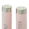 Premier Housewares Light Pink Salt and Pepper Set for Kitchen/Refillable