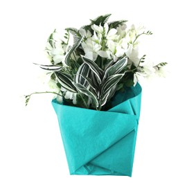 Iconikal Gift Wrap Tissue Paper, 20 x 20-Inches, 60-Sheets (Cyan Blue)