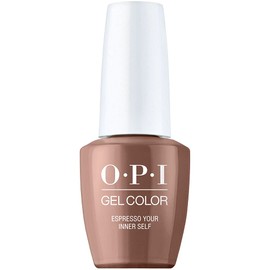 OPI GelColor, Espresso Your Inner Self, Brown Gel Nail Polish, Downtown LA Collection, 0.5 fl. oz.