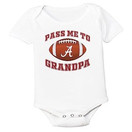 Future Tailgater Alabama Crimson Tide Pass Me To Grandpa Baby Onesie