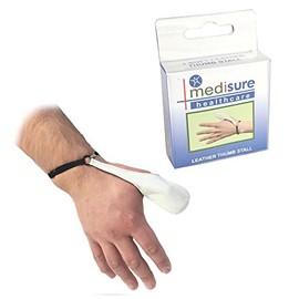 Medisure Leather Thumb Stall, Large