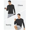 NORTHYARD Men’s Long Sleeve Quick Dry Shirts Workout Gym Athletic